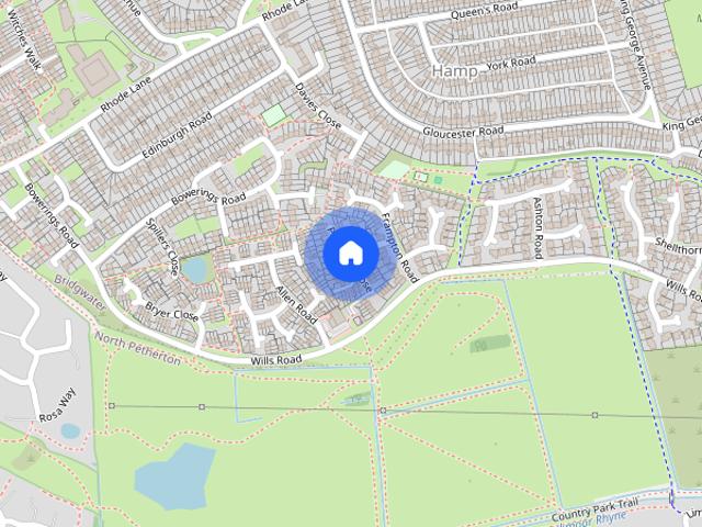 House for rent in Hamp, Bridgwater