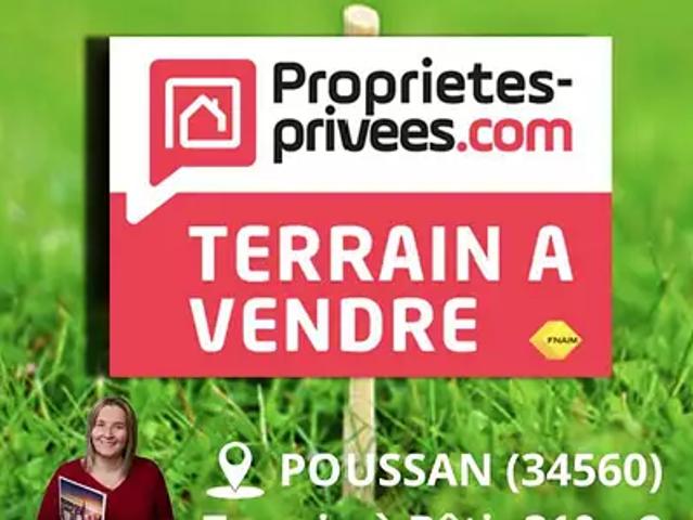 Terrain vente à Montpellier, Poussan