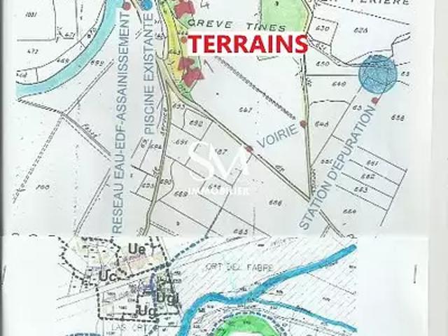 Terrain vente à Narbonne, Pouzols-minervois