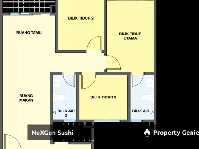 Apartment for rent in Kepong, Kuala Lumpur