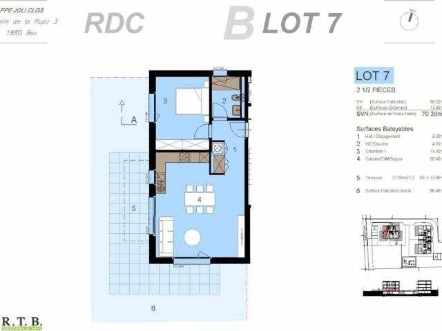 Wohnung kaufen in Bex, Waadt
