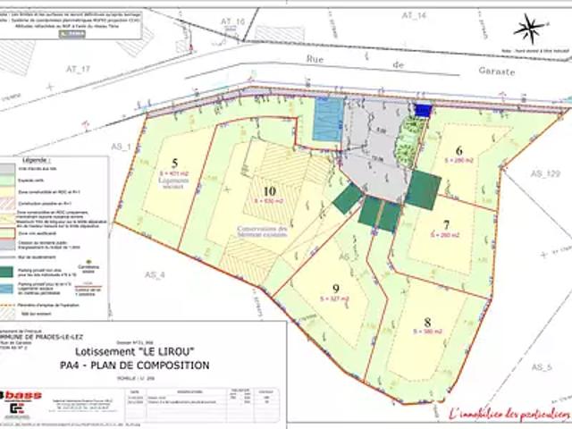 Terrain vente à Montpellier, Prades-le-lez