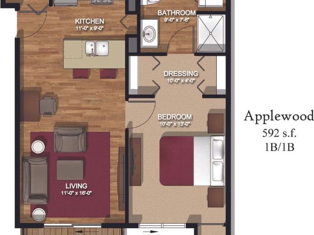 Apartment for rent in Hamptons, Highland