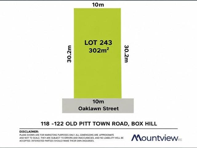 Land for sale in Box Hill, Sydney