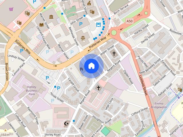 Studio for rent in Joiner's Square, Hanley