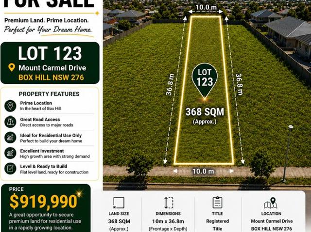 Land for sale in Sydney, New South Wales