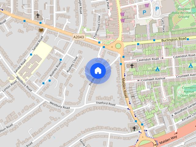 House for rent in Motspur Park, Greater London