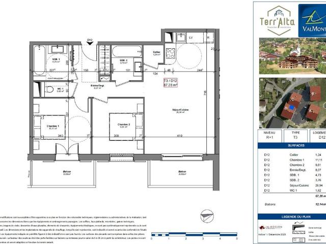 Appartement vente à Cordon, Haute-Savoie