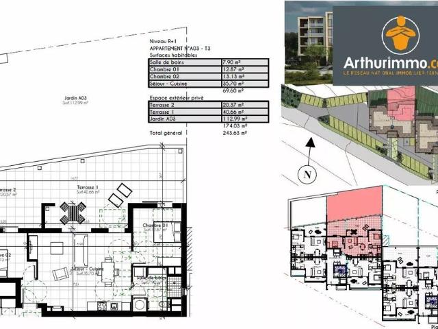 Appartement vente à Ajaccio, Grosseto-prugna