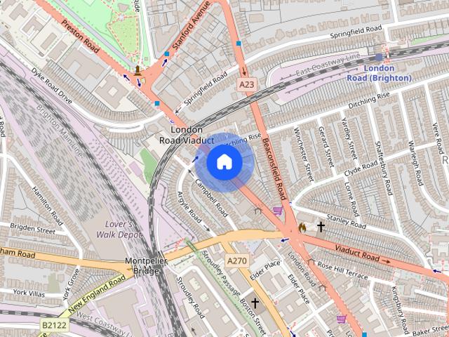 Apartment for rent in Round Hill, Brighton & Hove