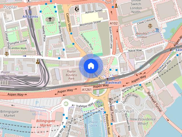 Apartment for rent in Blackwall, Greater London