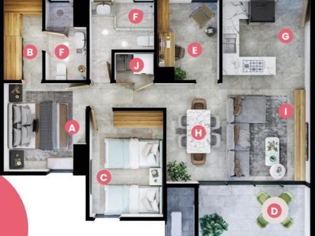 PREVENTA de DEPARTAMENTO en ZONA CUMBRES MONTERREY NL