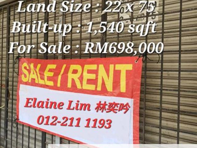 Shop for sale in Selayang, Selangor