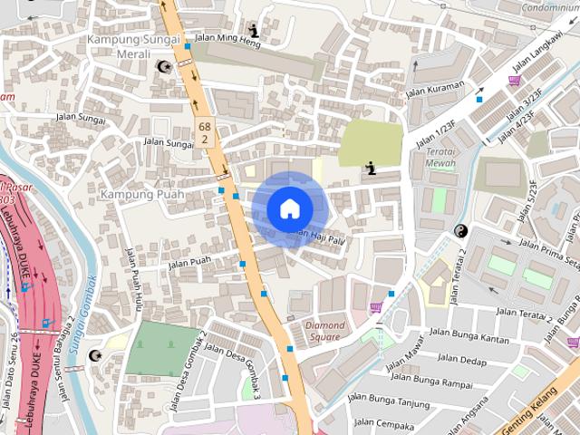 Apartment for rent in Kampung Puah, Kuala Lumpur