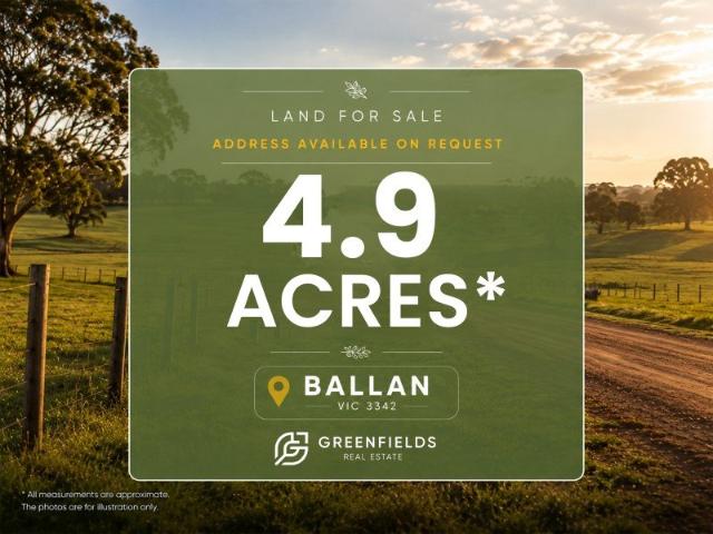 Land for sale in Ballan, Victoria