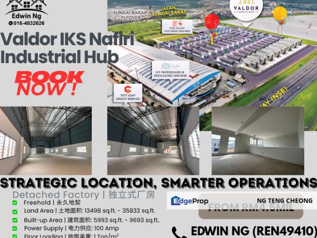 Warehouse for sale in Wellesley, Penang