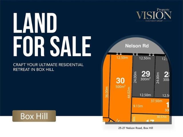 Land for sale in Box Hill, Sydney