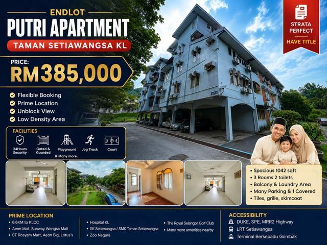Apartment for sale in Country Heights Damansara, Kuala Lumpur