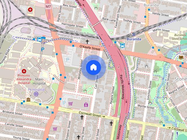 Apartment for rent in Buranda, Greater Brisbane
