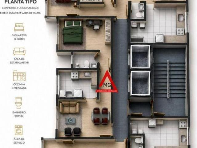 Apartamento venda em Região Geográfica Imediata de Itajubá, Itajubá