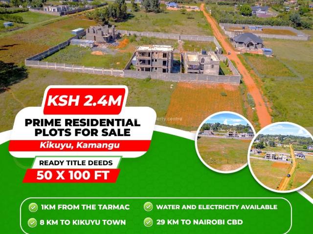 Land for sale in Kikuyu, Kiambu