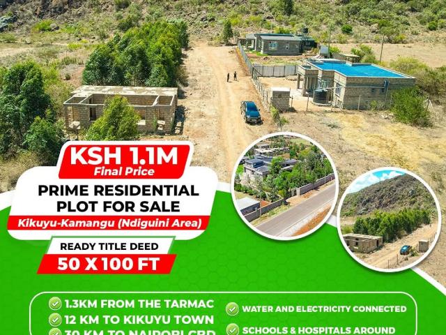 Land for sale in Kikuyu, Kiambu