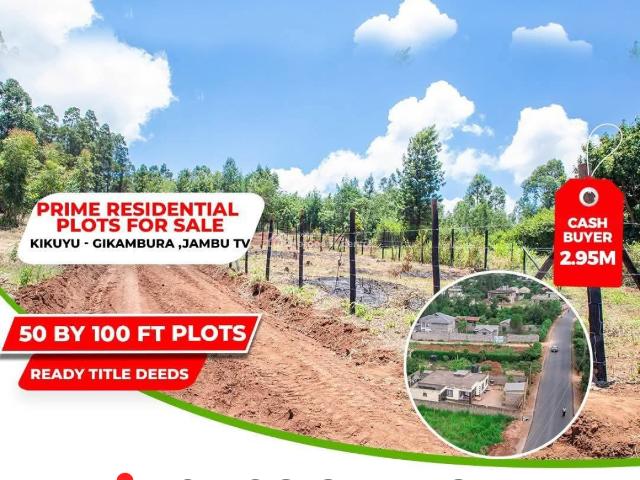 Land for sale in Kikuyu, Kiambu