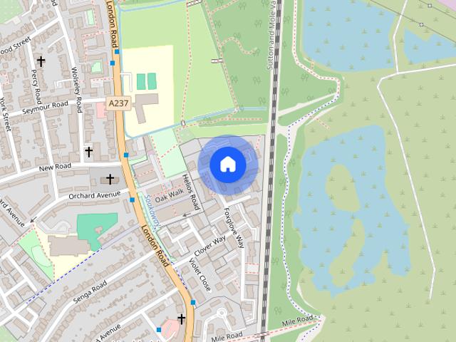 House for rent in Hackbridge, Greater London