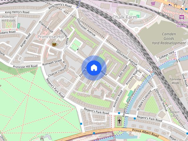 Apartment for rent in Chalk Farm, Cat Hill