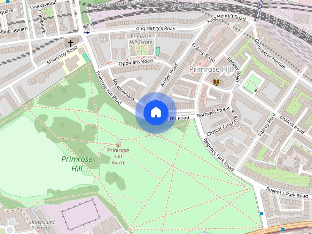 Apartment for rent in Primrose Hill, Greater London