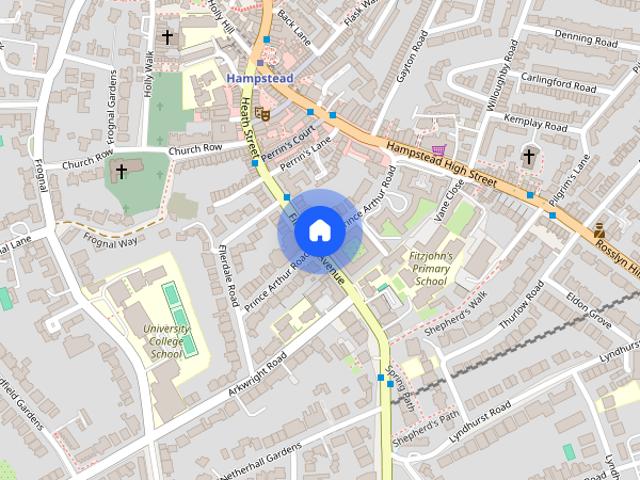 Apartment for rent in Hampstead, Belsize Park