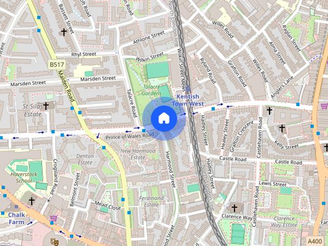 House for rent in Chalk Farm, Greater London
