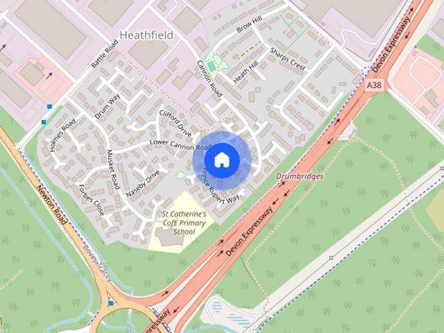 House for rent in Heathfield, Bridford