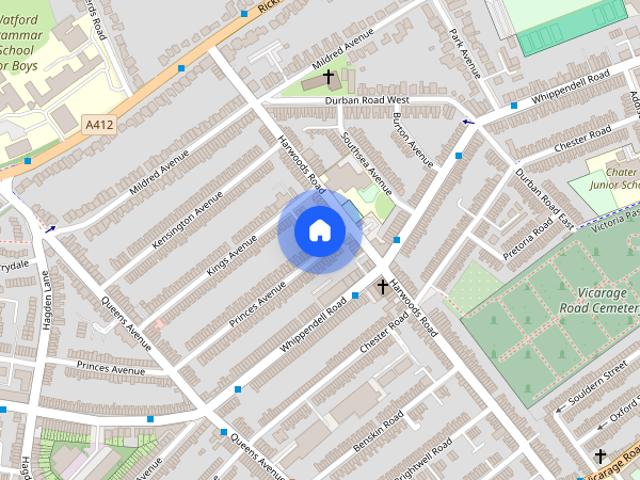 Room for rent in Holywell Estate, Watford