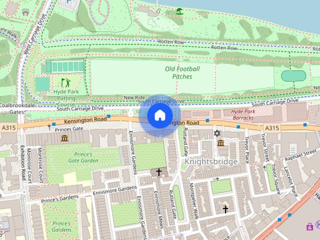 Apartment for rent in Knightsbridge, Brompton