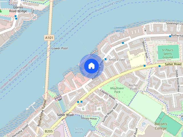 House for rent in Rotherhithe, Greater London