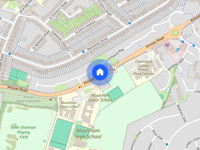 Apartment for rent in Moulsham, Chelmsford