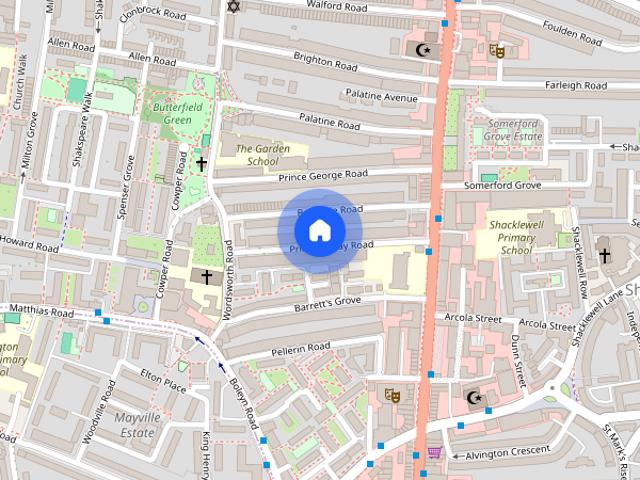 House for rent in Shacklewell, Greater London