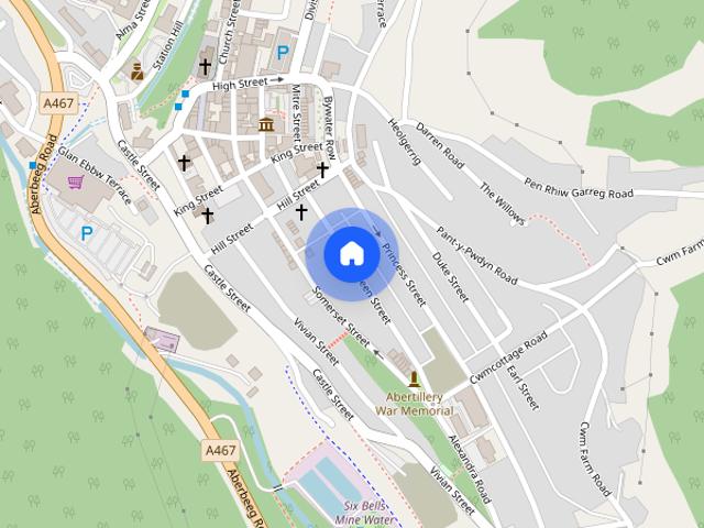 House for rent in Abertillery, Wales
