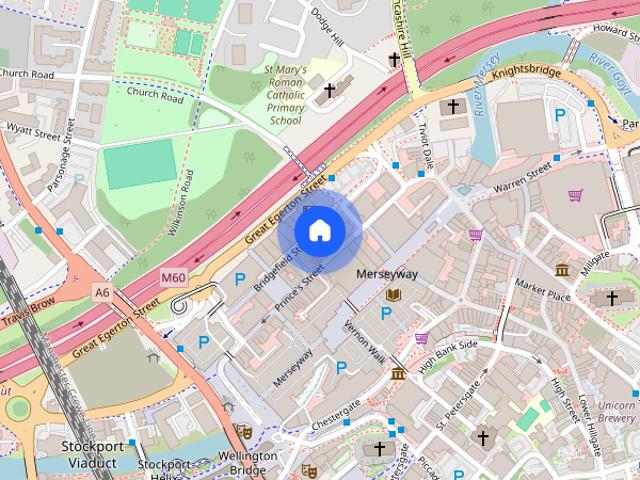Apartment for rent in Shaw Heath, Stockport