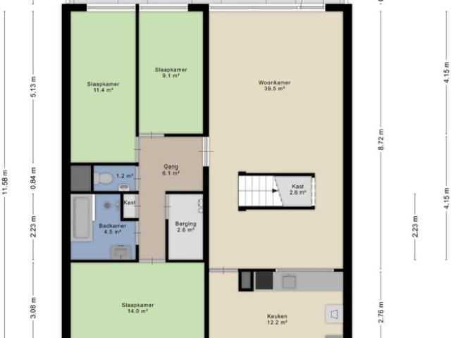 Appartement te huur in Kleurenbuurt, Rijswijk