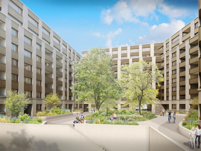 Etagenwohnung kaufen in Fribourg