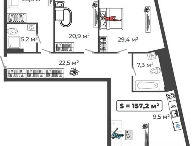 Квартира продажа в 9-й микрорайон, Абакан