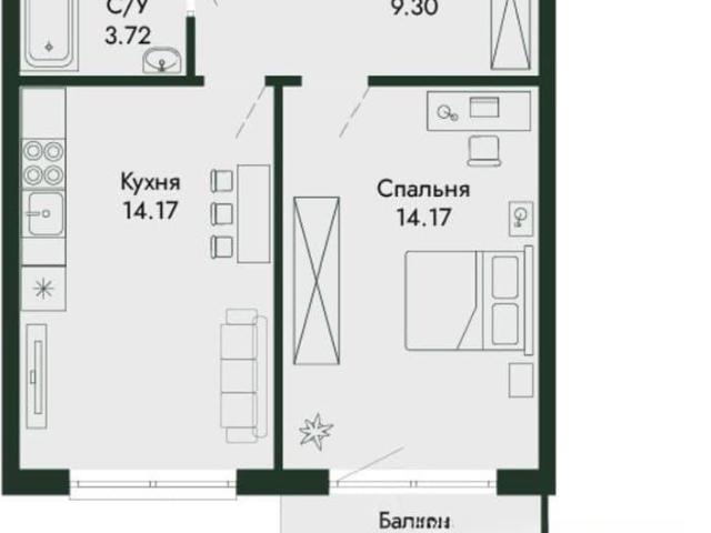 Квартира продажа в Микрорайон имени 60 лет СССР, Алушта