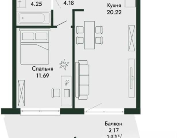 Квартира продажа в Виноградное С