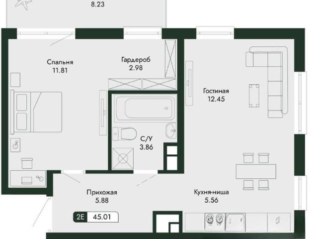 Квартира продажа в Виноградное С