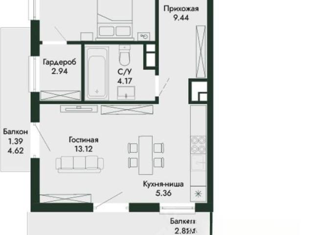 Квартира продажа в Виноградное С