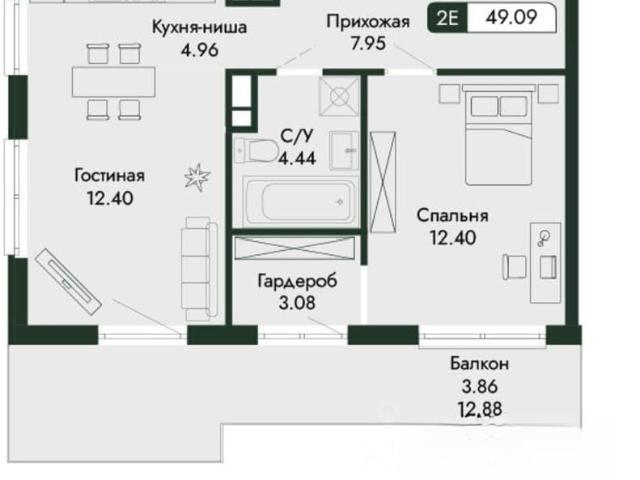 Квартира продажа в Виноградное С