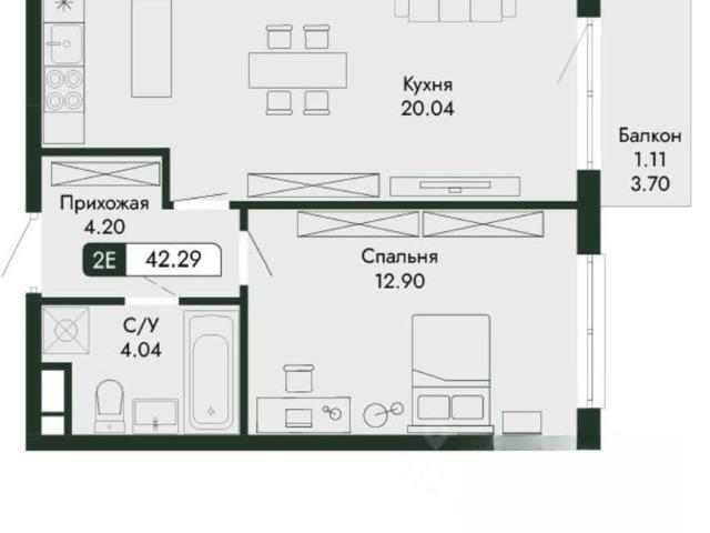 Квартира продажа в Виноградное С