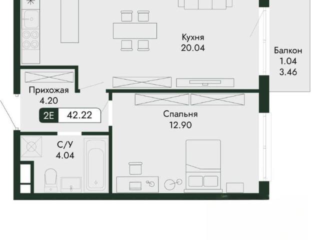 Квартира продажа в Виноградное С